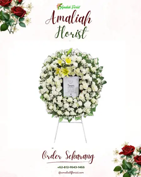 Krans Bunga Duka Genggulang